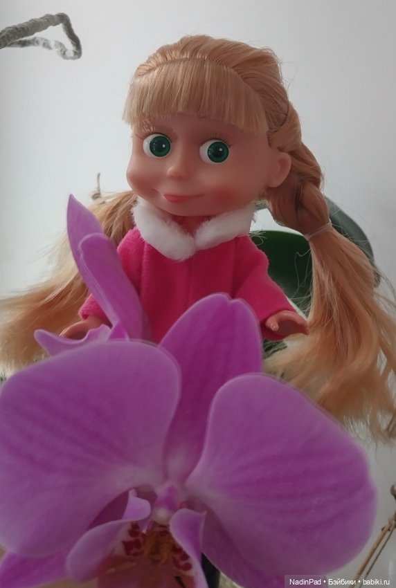 Маша-цветочница — Куклы Маша и Медведь (Simba): Маша в кармашке (фото 5)