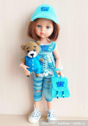 Костюмчик для прогулок на природе для кукол ПР (фото 9)