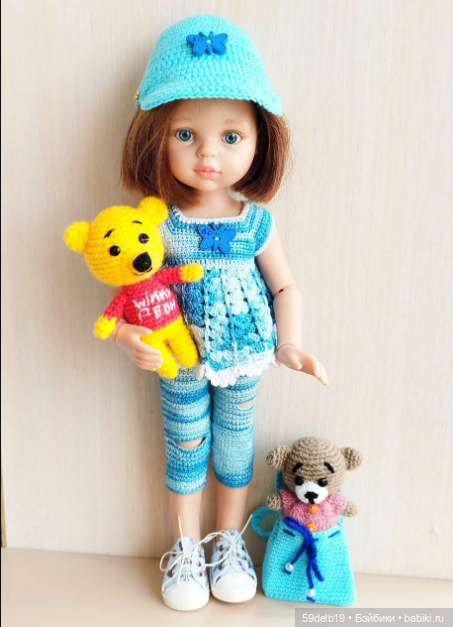 Костюмчик для прогулок на природе для кукол ПР