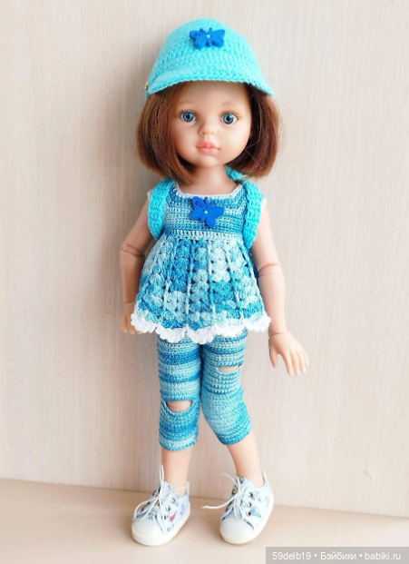 Костюмчик для прогулок на природе для кукол ПР (фото 5)