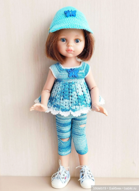 Костюмчик для прогулок на природе для кукол ПР (фото 4)