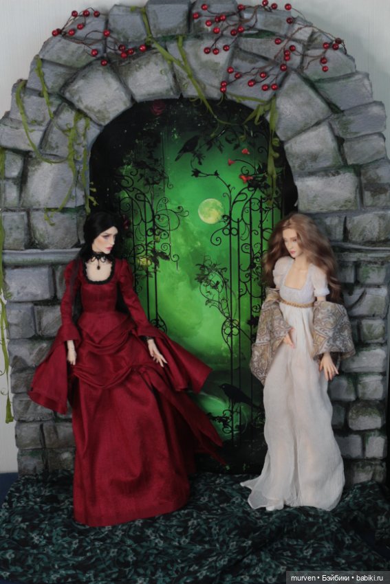 Миркала и Лора. Из жизни вампиров. Куклы MurvenArt (фото 10)