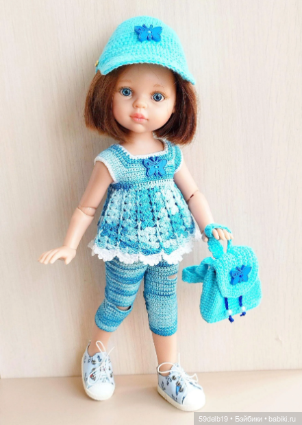 Костюмчик для прогулок на природе для кукол ПР (фото 7)