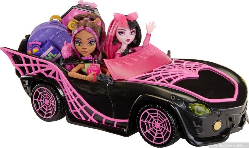 Промофото набора "Eeekend Getaway" с Дракулаурой, Клодин и автомобилем (фото 2)