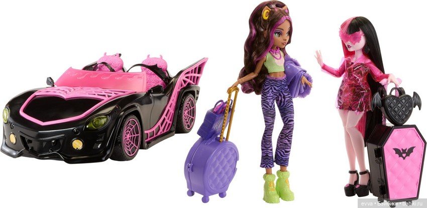 Промофото набора "Eeekend Getaway" с Дракулаурой, Клодин и автомобилем (фото 4)