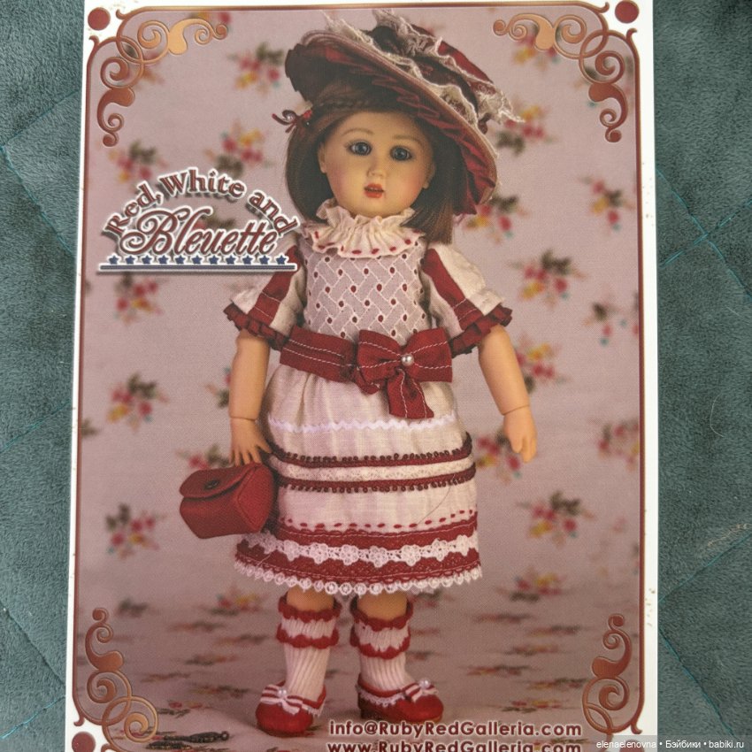 RubyRed Galleria переосмысливает одну из классических модных кукол - Bleuette (фото 2)