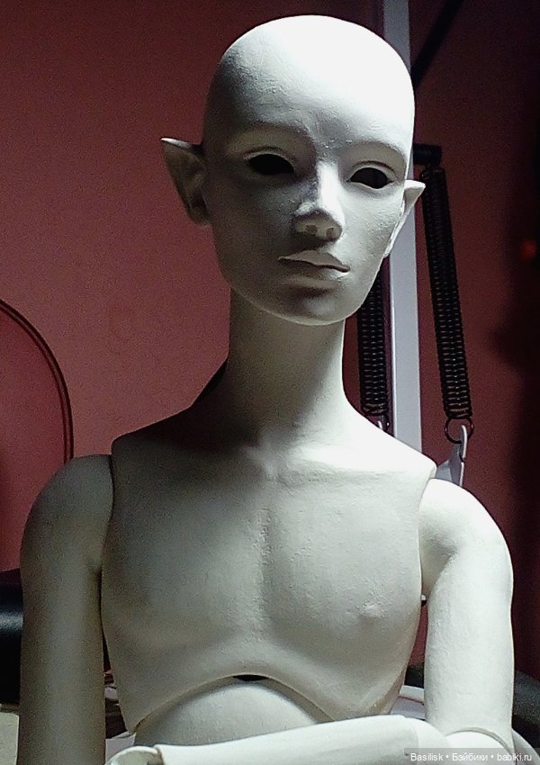 Процесс парень 09 — Авторские шарнирные куклы своими руками: лепка (фото 4)