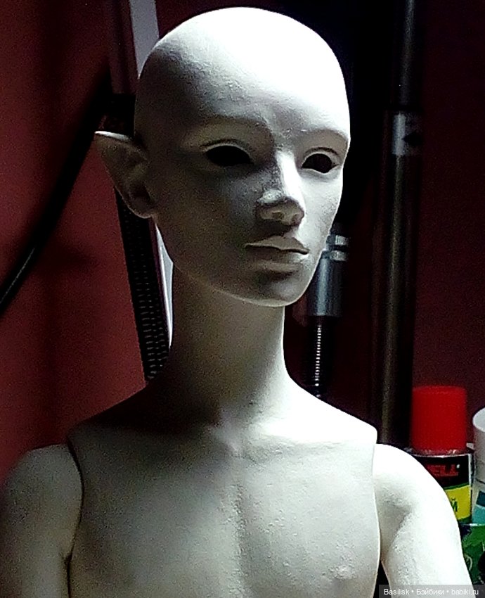 Процесс парень 09 — Авторские шарнирные куклы своими руками: лепка (фото 5)