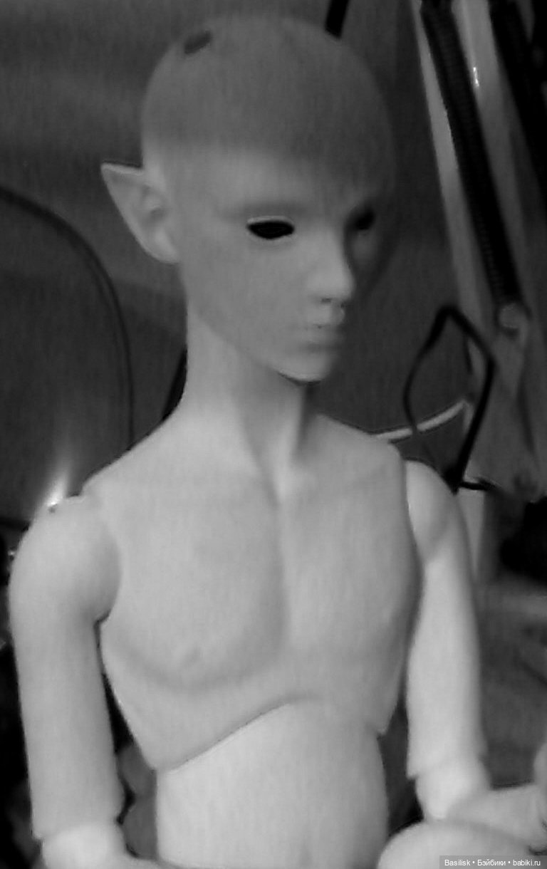 Процесс парень 09 — Авторские шарнирные куклы своими руками: лепка