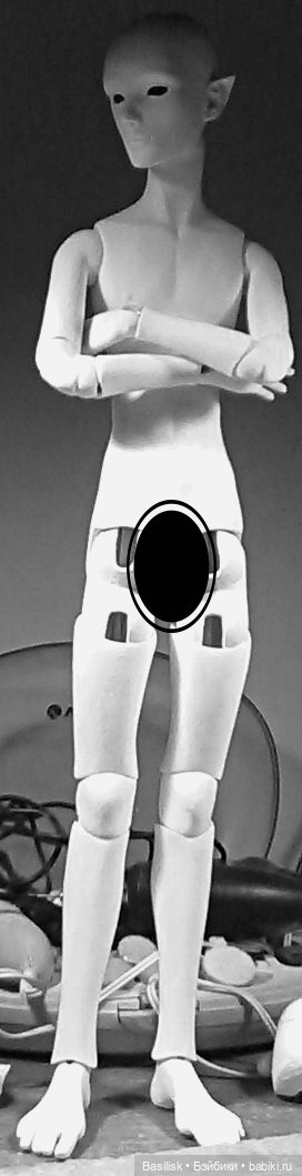 Процесс парень 09 — Авторские шарнирные куклы своими руками: лепка