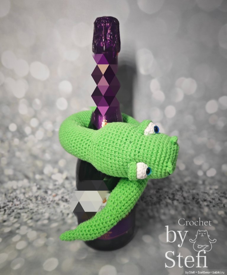 Новая змейка — Вязаные игрушки и амигуруми: крючком