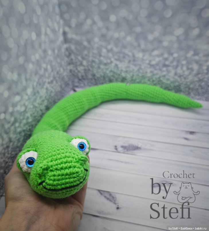 Новая змейка — Вязаные игрушки и амигуруми: крючком