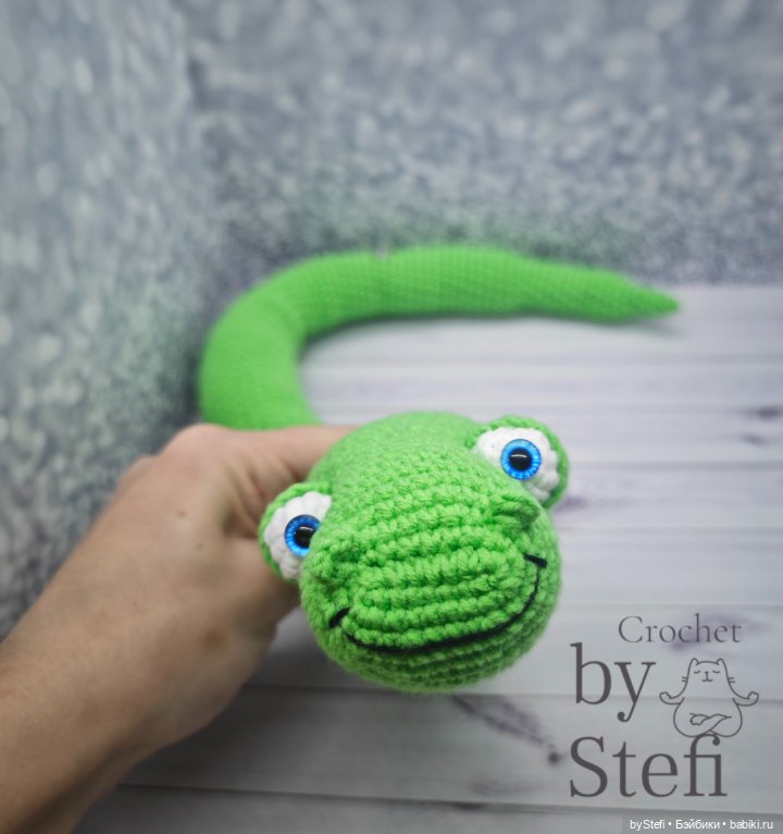 Новая змейка — Вязаные игрушки и амигуруми: крючком