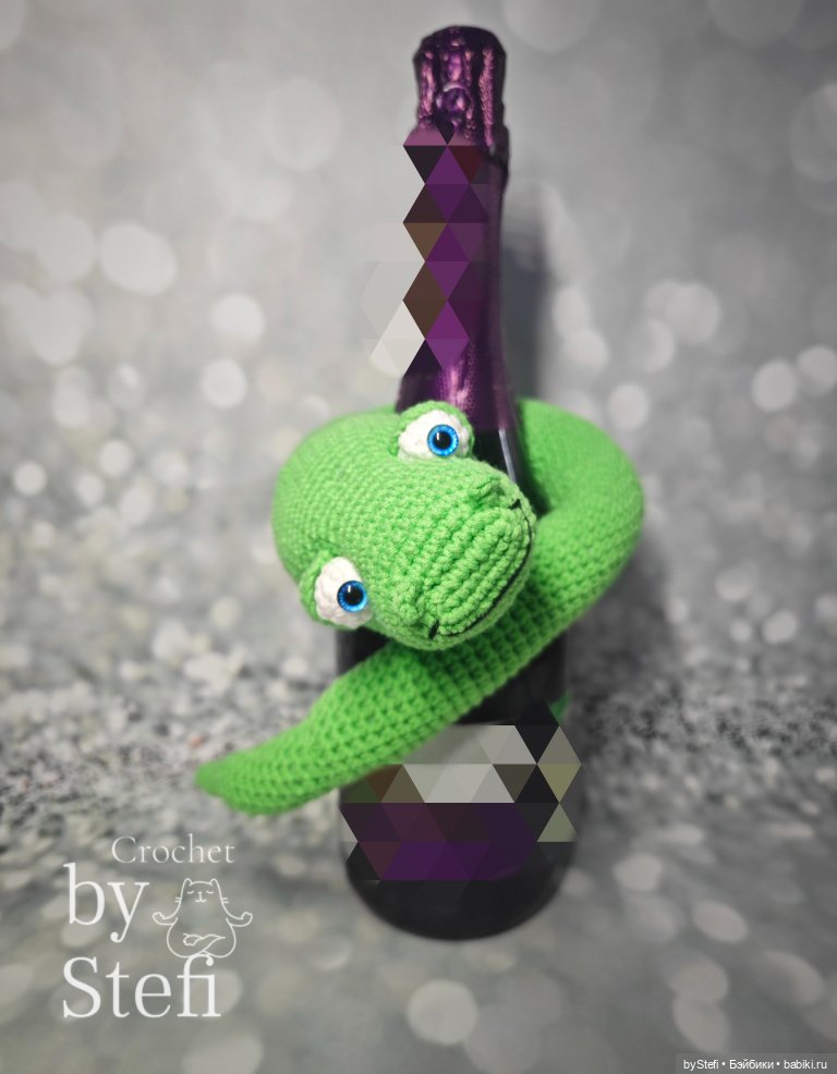 Новая змейка — Вязаные игрушки и амигуруми: крючком
