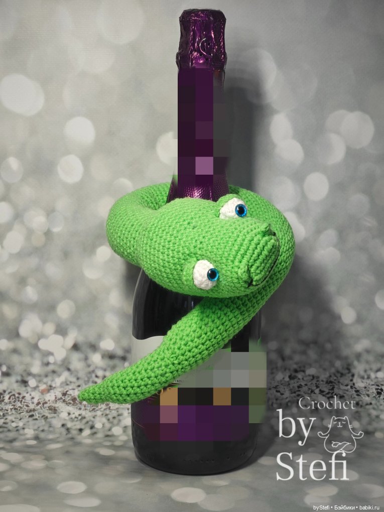 Новая змейка — Вязаные игрушки и амигуруми: крючком