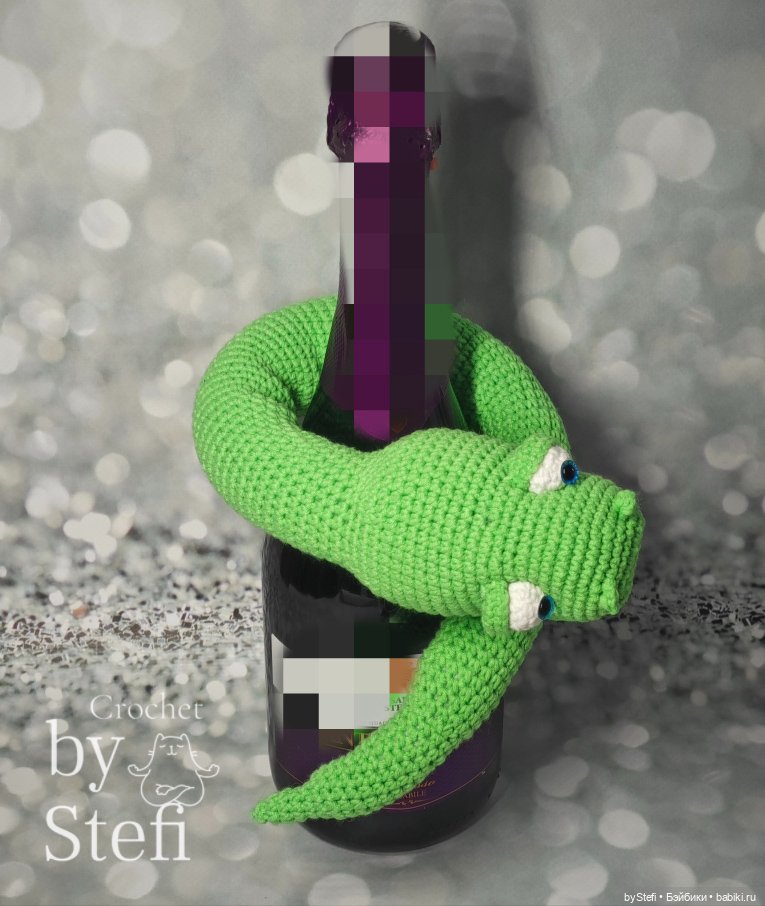 Новая змейка — Вязаные игрушки и амигуруми: крючком