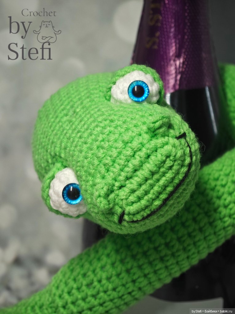 Новая змейка — Вязаные игрушки и амигуруми: крючком (фото 8)