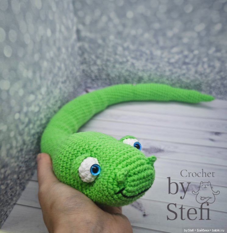Новая змейка — Вязаные игрушки и амигуруми: крючком