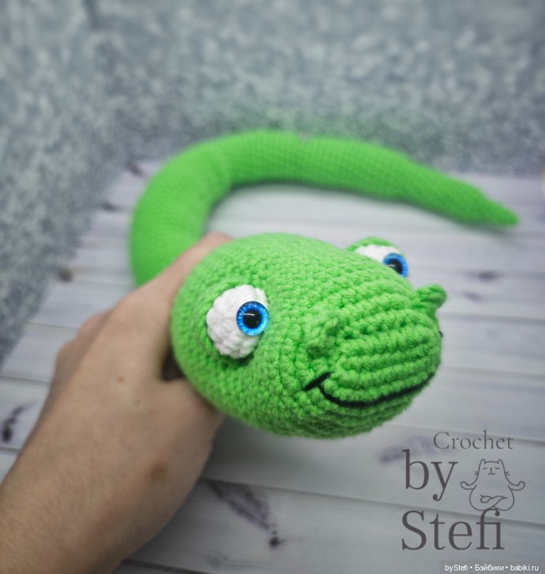 Новая змейка — Вязаные игрушки и амигуруми: крючком