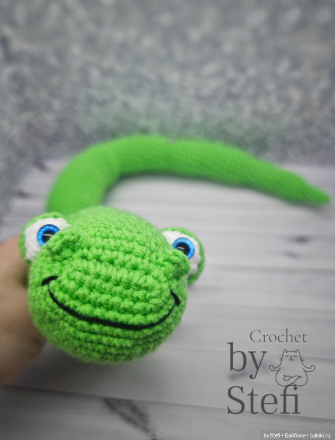 Новая змейка — Вязаные игрушки и амигуруми: крючком
