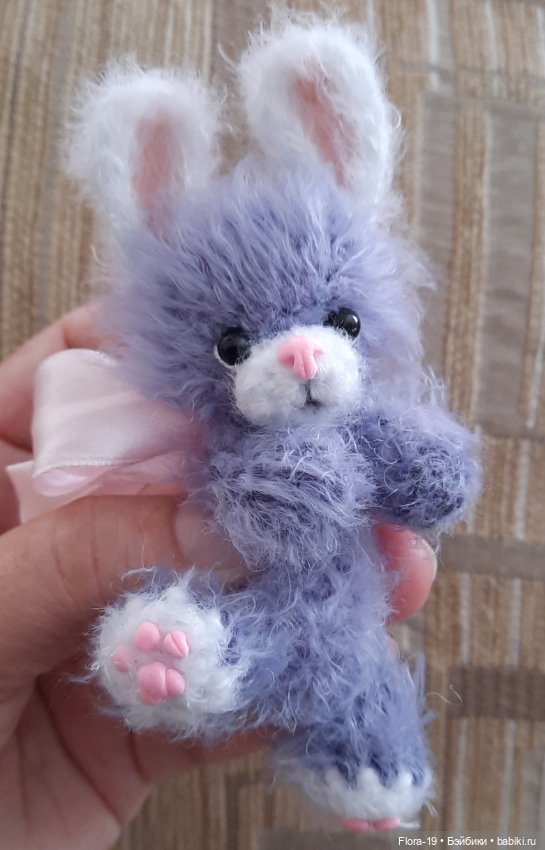 Малютка Заюшка — Вязаные игрушки и амигуруми: крючком (фото 4)