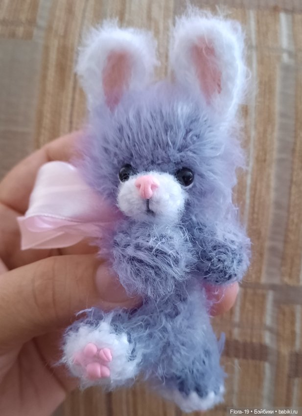 Малютка Заюшка — Вязаные игрушки и амигуруми: крючком (фото 3)