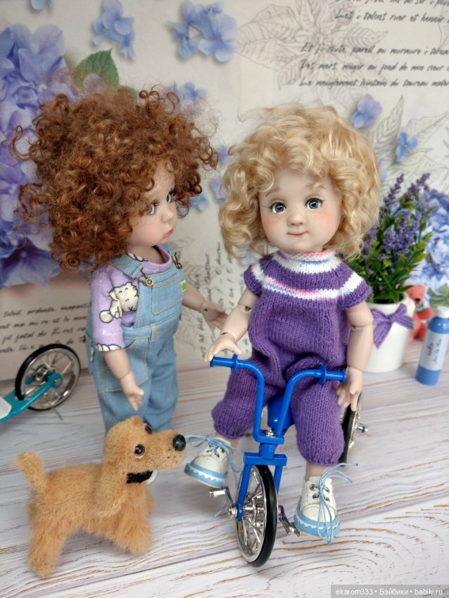 Про новый велосипед — Куклы Miroxdolls (Оксана Миронова): российские БЖД (фото 6)