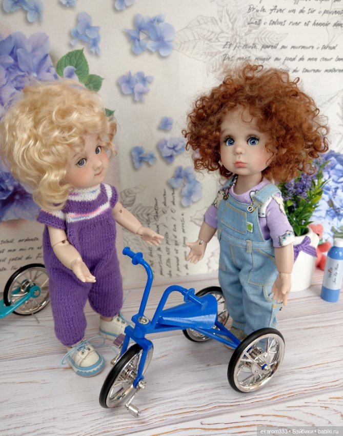 Про новый велосипед — Куклы Miroxdolls (Оксана Миронова): российские БЖД (фото 2)