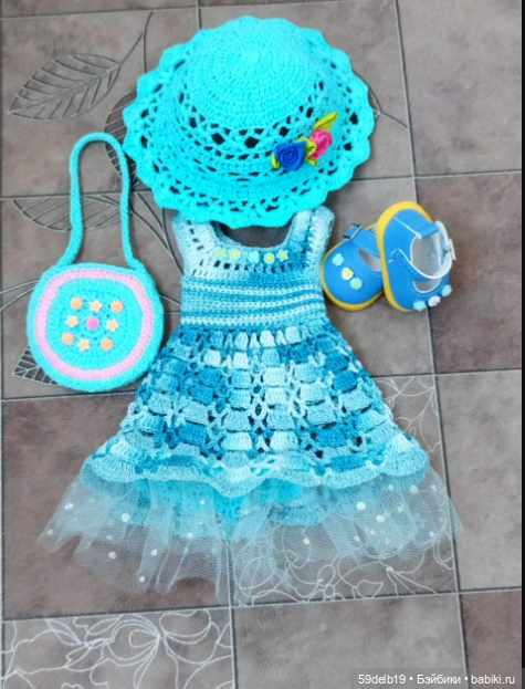 Ещё один наряд для паолочек в голубом цвете (фото 7)