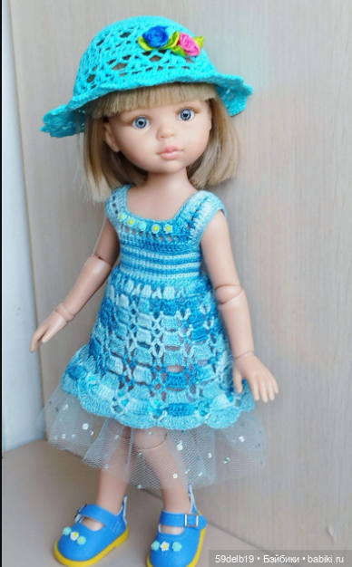 Ещё один наряд для паолочек в голубом цвете