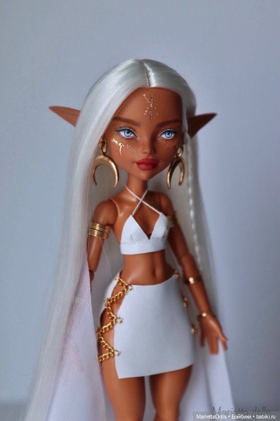 Эльфийка — ООАК Monster High и Ever After High: репейнт (фото 3)