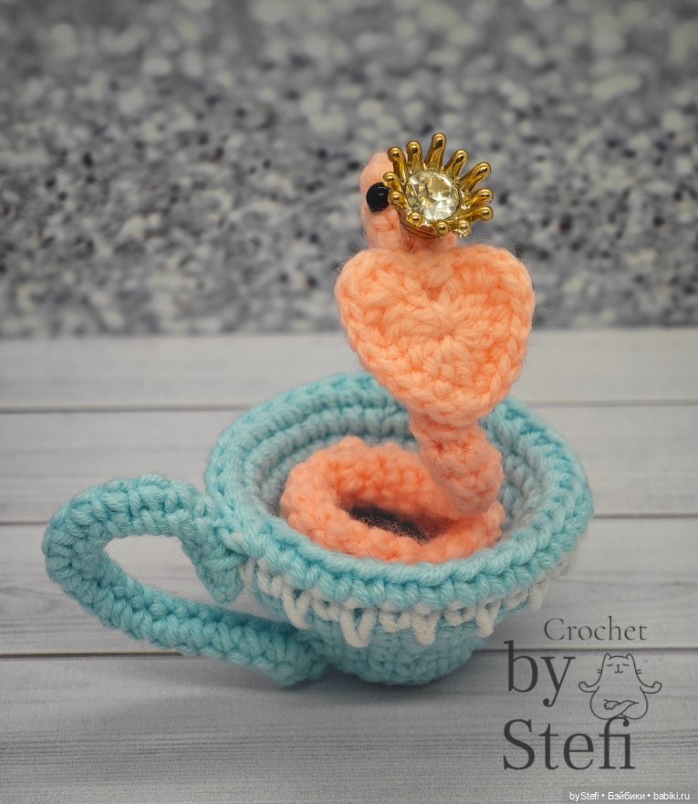 Коброчка Клариссса — Вязаные игрушки и амигуруми: крючком (фото 3)