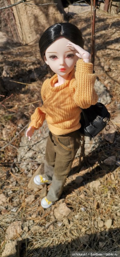 Первая прогулка Сиоры — Куклы Звезды подиума (Angel Collection): шарнирные (фото 8)