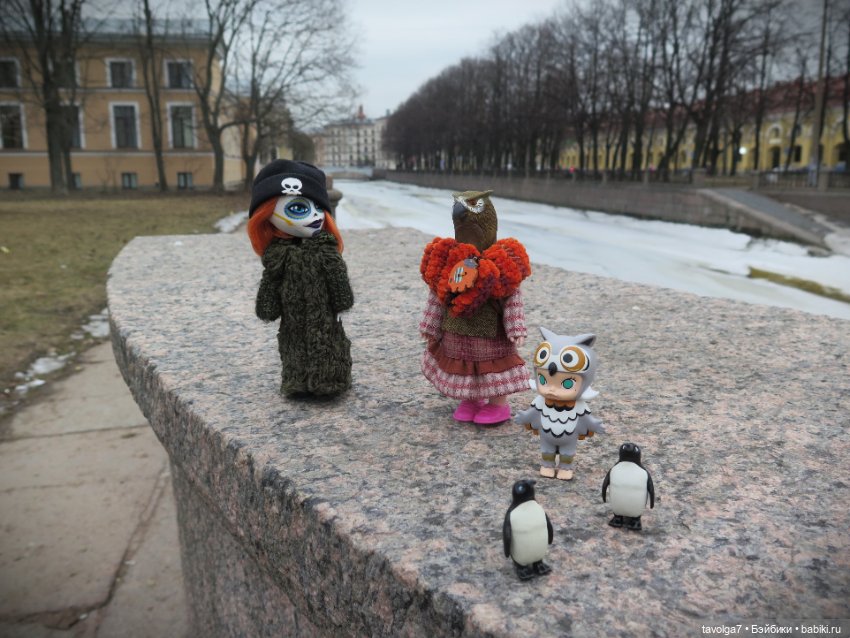 Катрин-Мария с друзьями в Питере