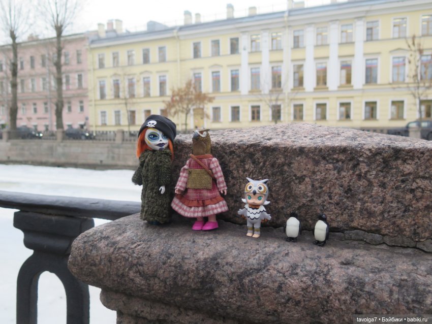 Катрин-Мария с друзьями в Питере