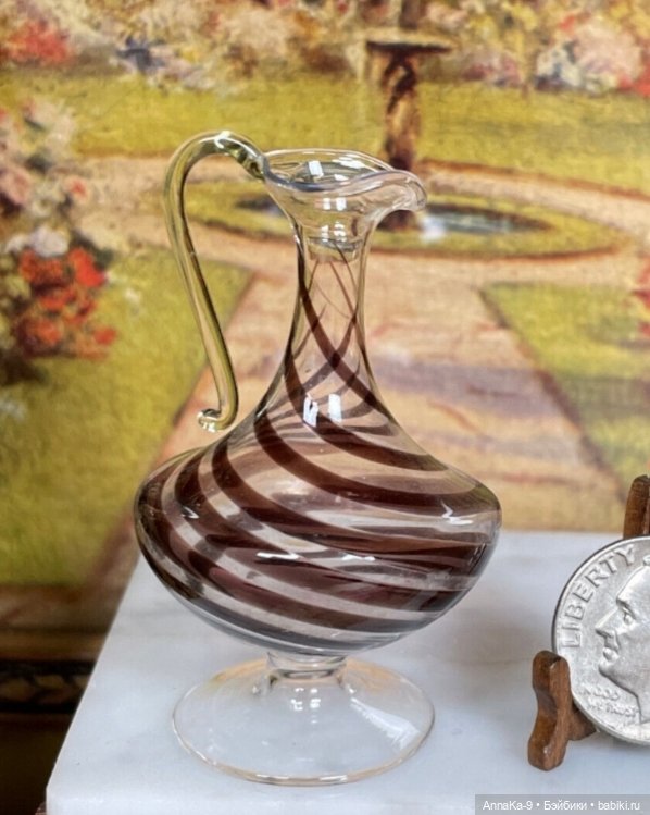 Стекло из Лауша в полоску