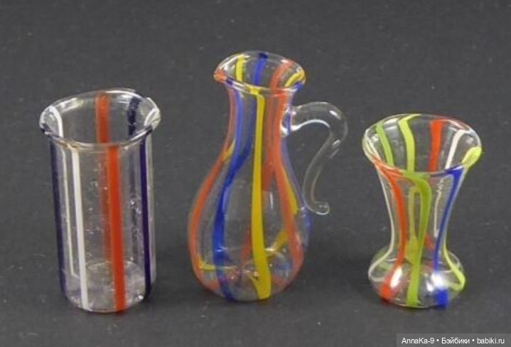 Стекло из Лауша в полоску