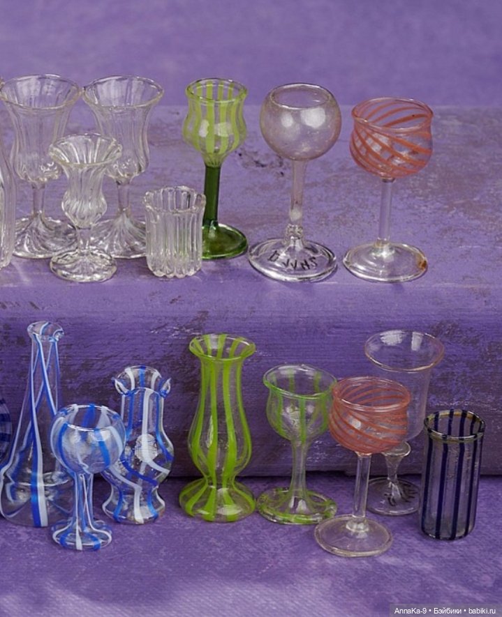 Стекло из Лауша в полоску