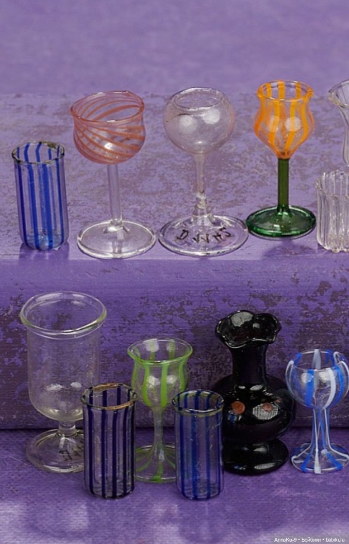 Стекло из Лауша в полоску