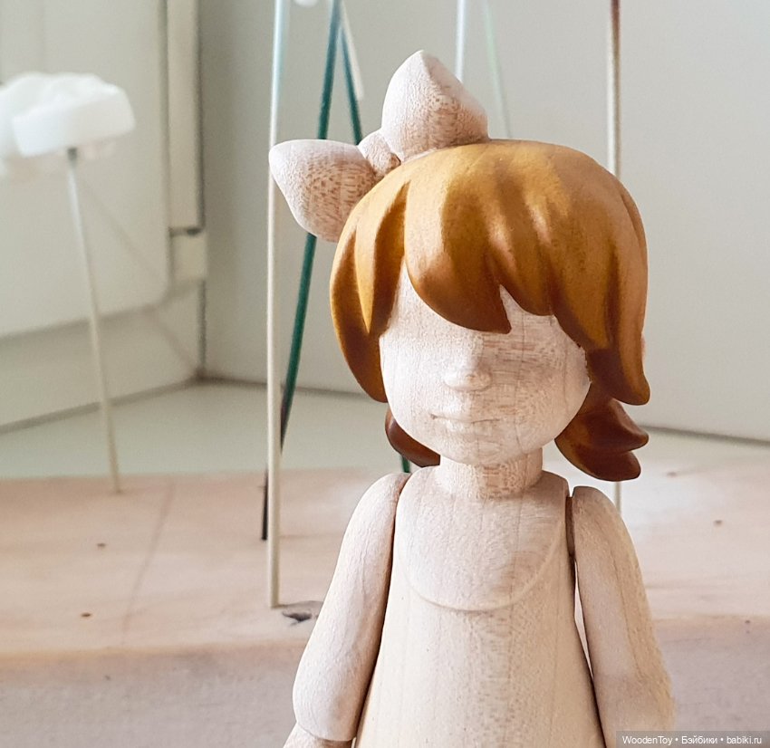 Деревянная куколка по имени Ветерок (фото 3)