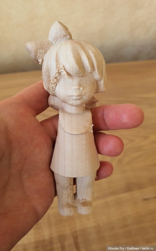 Деревянная куколка по имени Ветерок (фото 2)