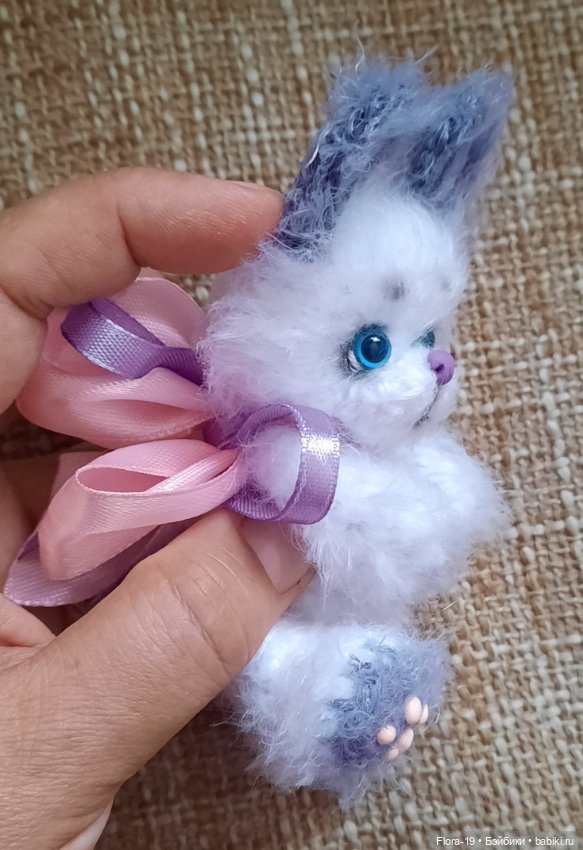 Нежный Заюшка — Вязаные игрушки и амигуруми: крючком (фото 3)