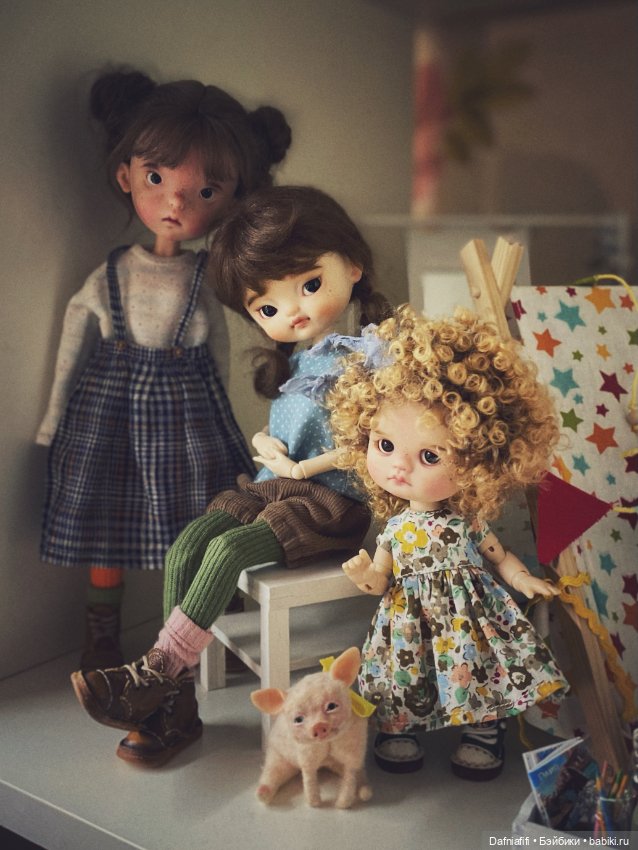 Рыбка — Гибриды шарнирных кукол (не БЖД): подбор тела