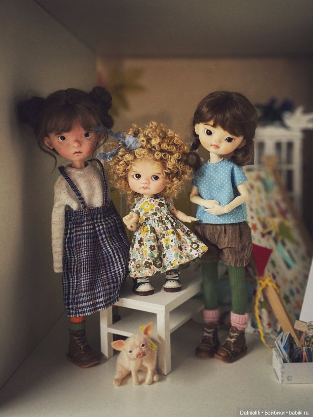 Рыбка — Гибриды шарнирных кукол (не БЖД): подбор тела