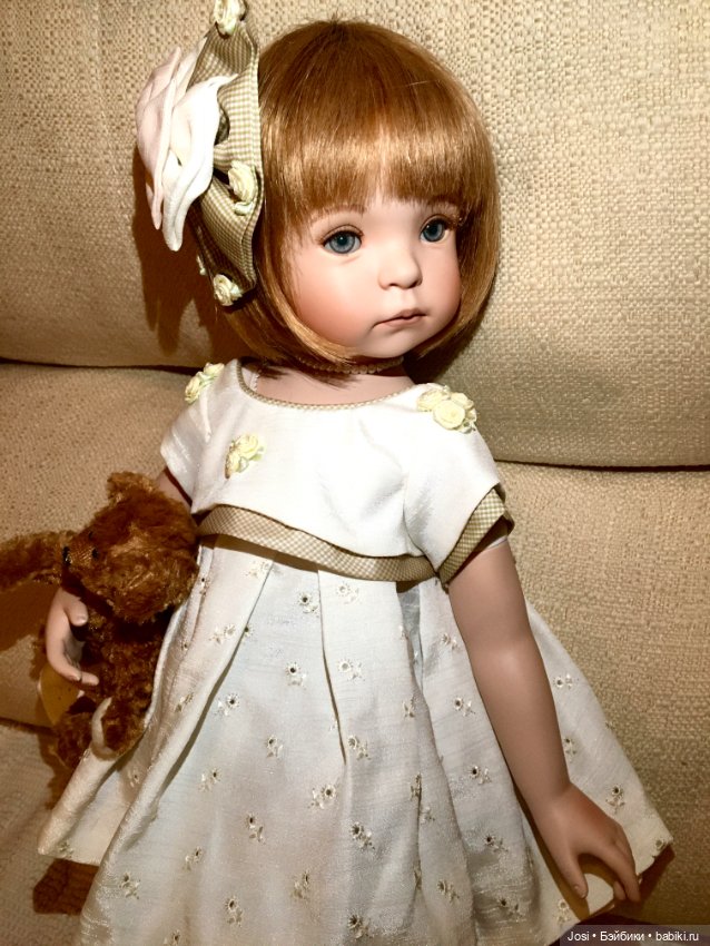 Сероглазая Alice с медвежонком от Dianna Effner (фото 4)