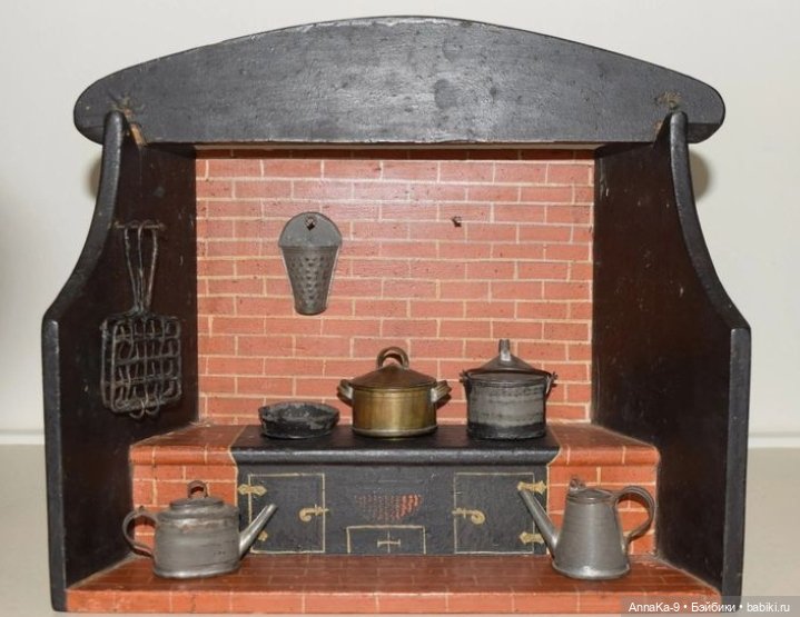 Антикварные мини кухни — Антикварные игрушки и домики: елочные украшения
