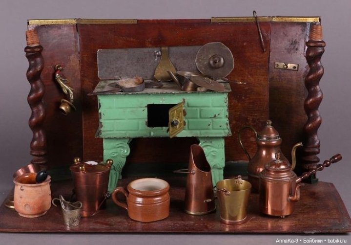 Антикварные мини кухни — Антикварные игрушки и домики: елочные украшения