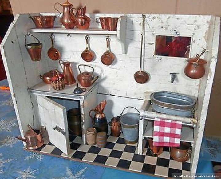 Антикварные мини кухни — Антикварные игрушки и домики: елочные украшения
