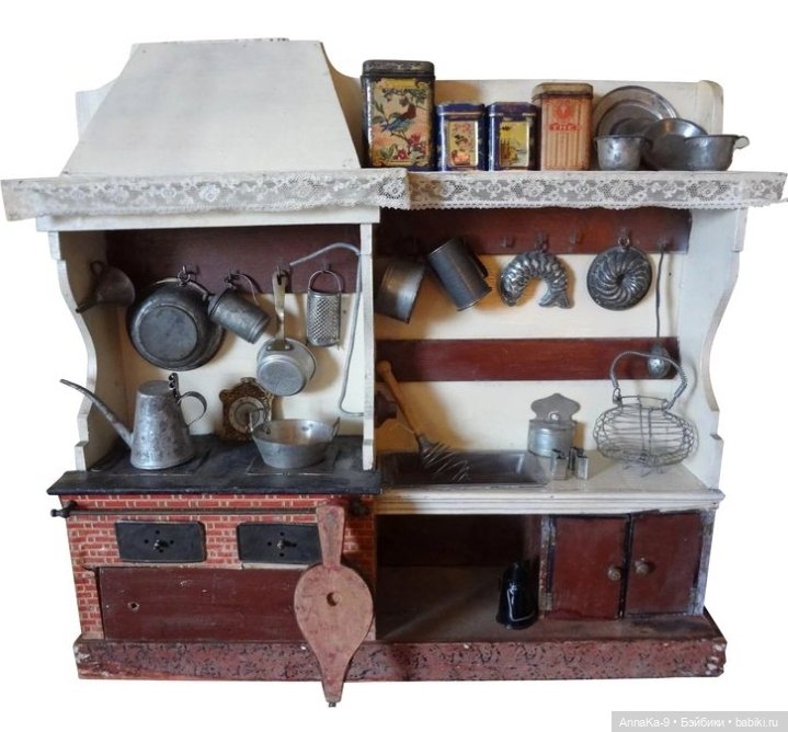 Антикварные мини кухни — Антикварные игрушки и домики: елочные украшения (фото 2)
