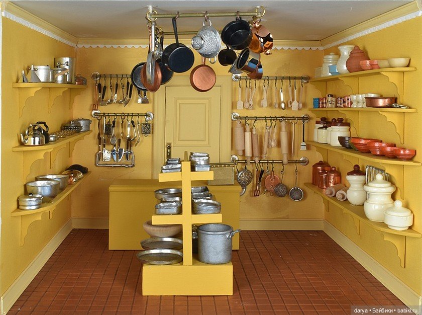 Магазин кухонной утвари — Румбоксы и кукольные интерьеры: фото (фото 3)